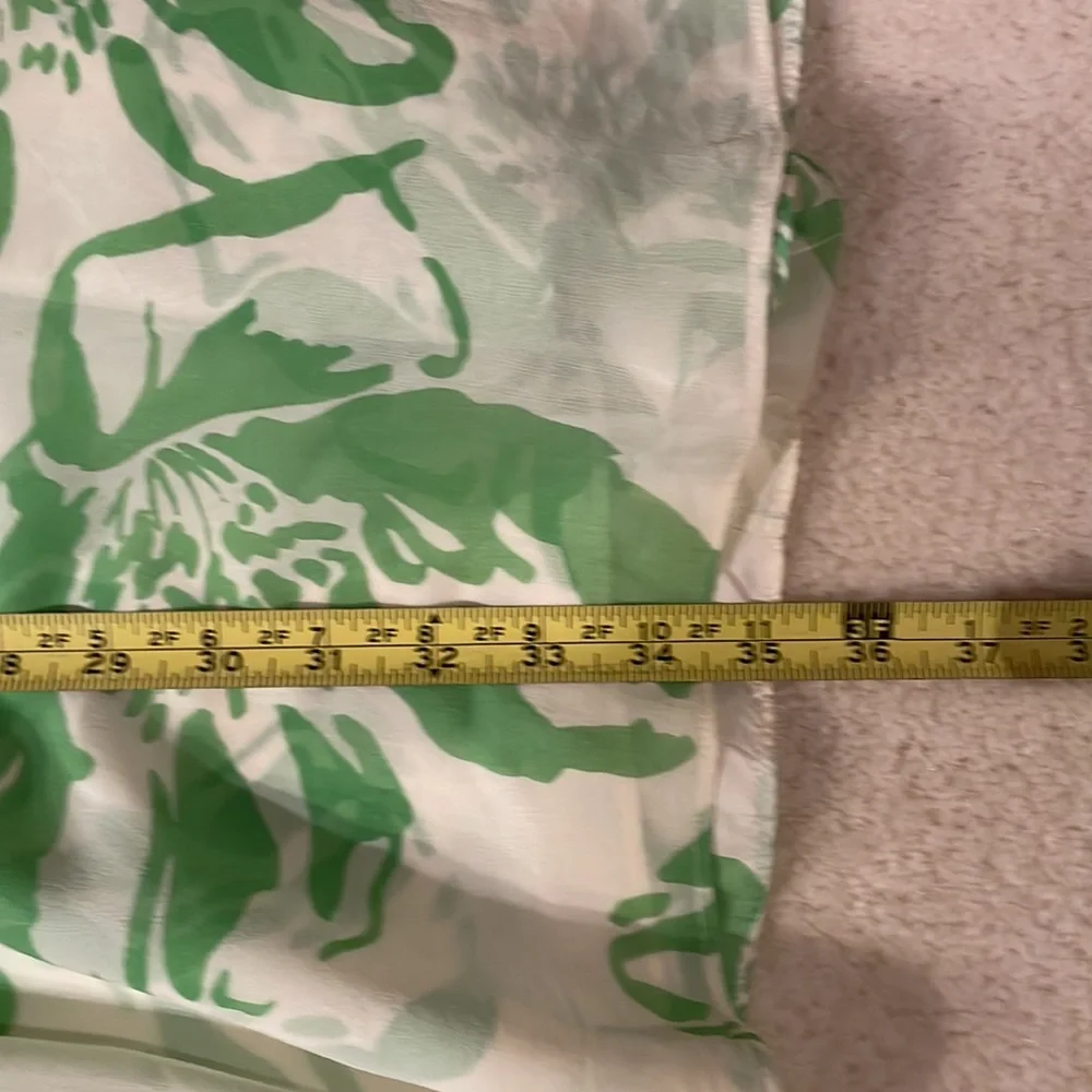 🏝️Banana Republic Tropical Print 💯% Silk Dress - Picture 6 of 8